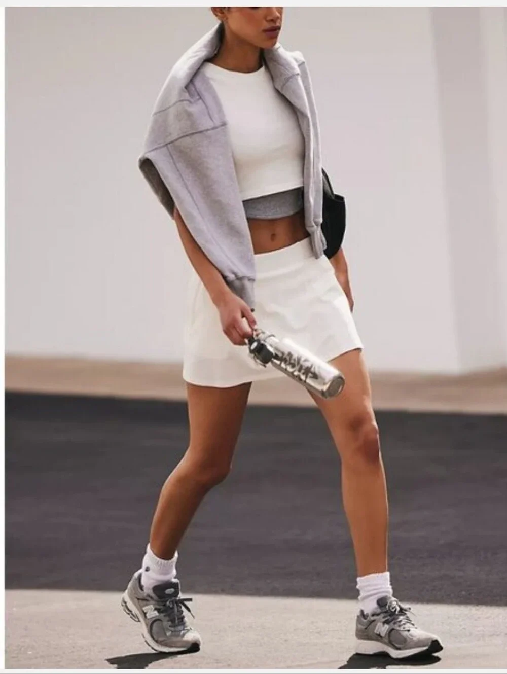 FP Movement by Free People Hot Shot Skort Set In White•Size M•NWT! - Picture 4 of 6